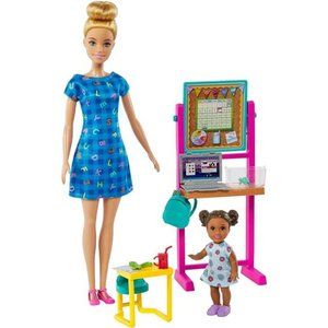 Barbie Teacher Careers Doll And Playset Including Furniture & Accessories